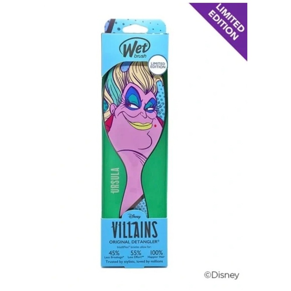 Wet Brush Disney Villains Ursula Rare‎ Original Detangler Hair  NEW